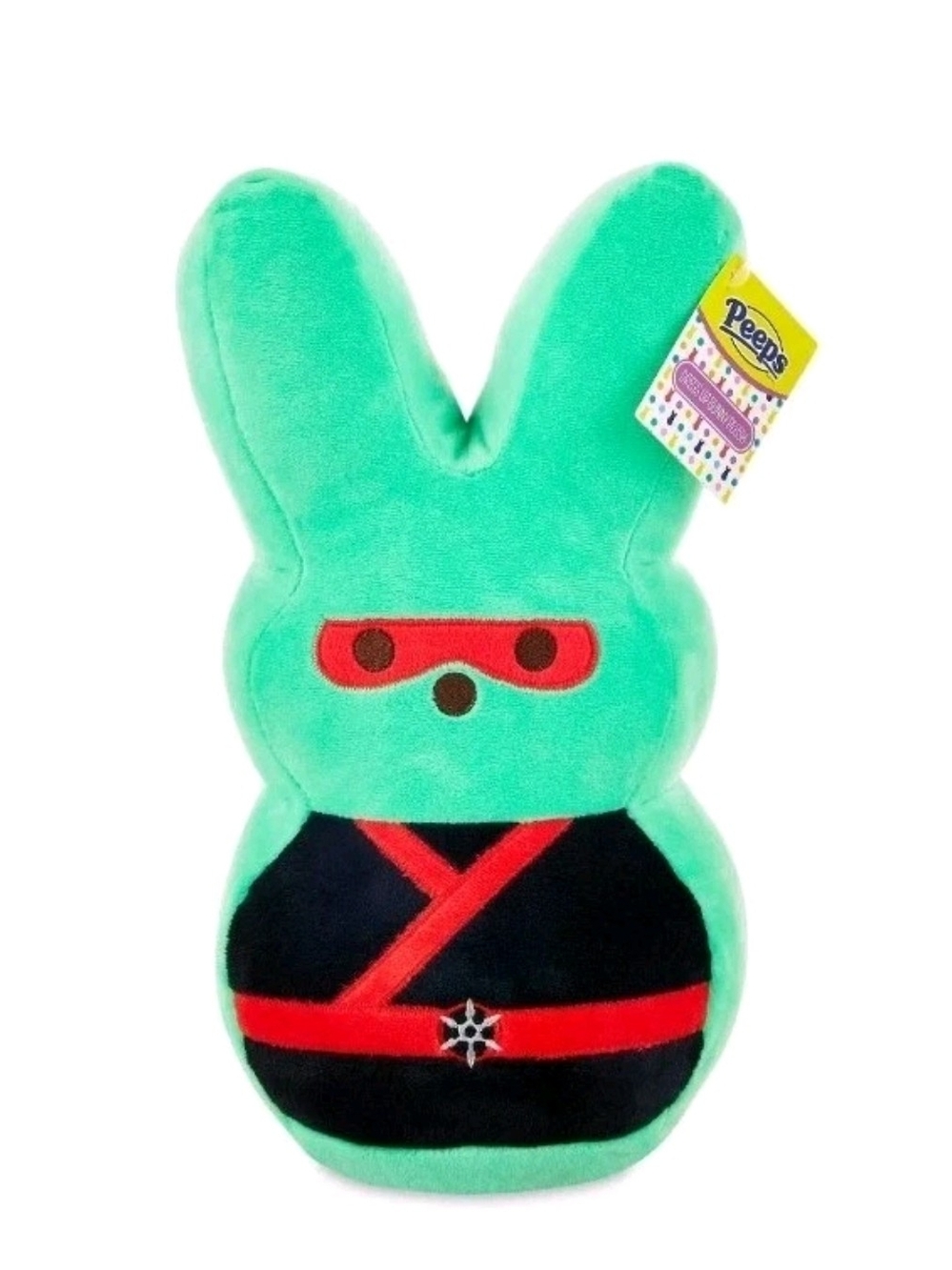 Peeps Green Ninja Bunny Plush